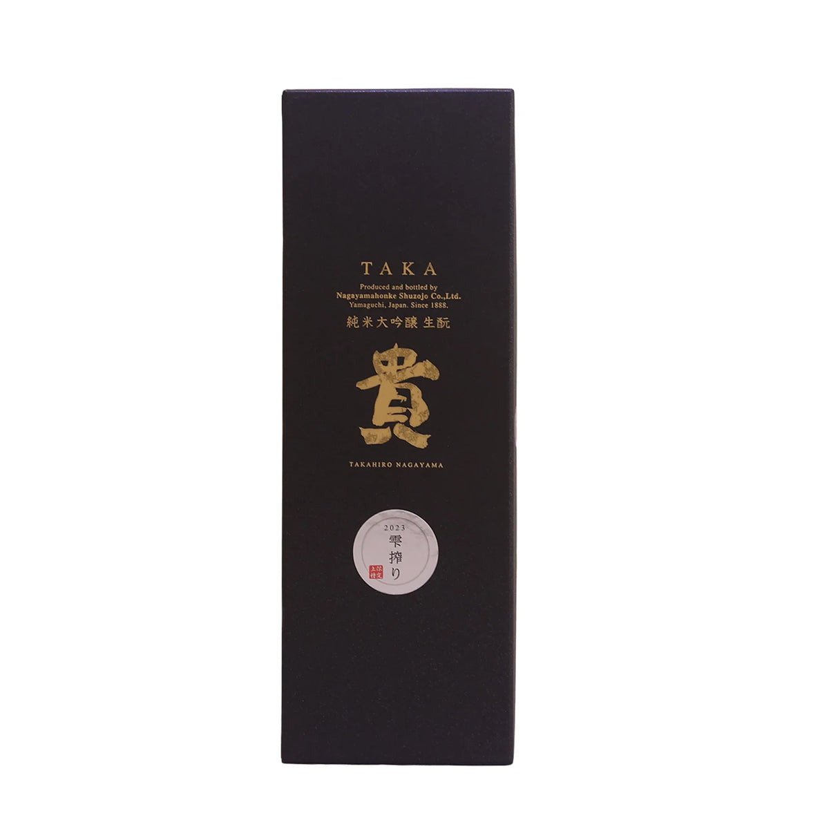 Taka Kimoto Junmai Daiginjo Black Shizuku Shibori (720ml) – SAKE
