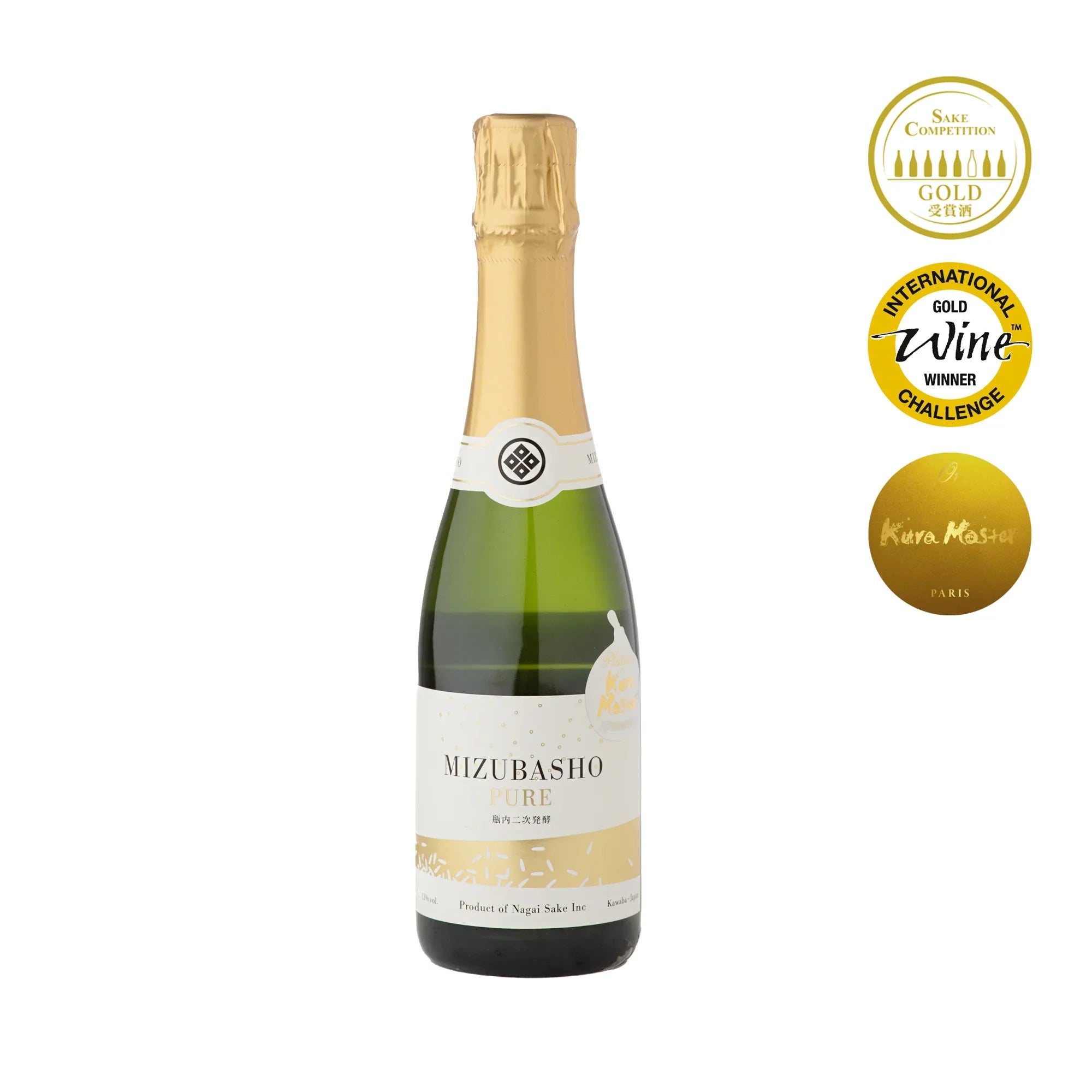 MizubashoPURE360ml_2000x2000awards - SAKE MAMA | 日本酒ママ