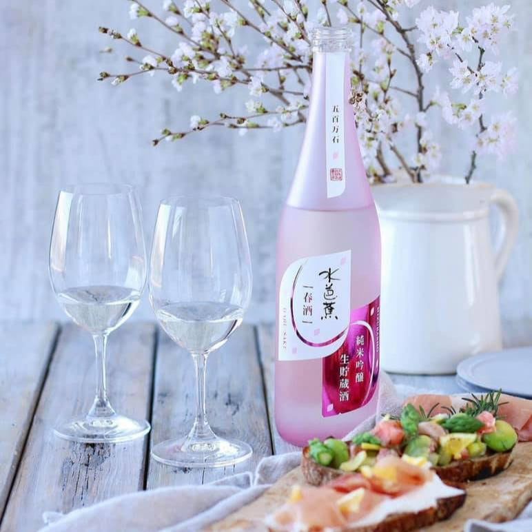 Mizubasho Junmai Ginjo Namachozo Harusake (720ml)