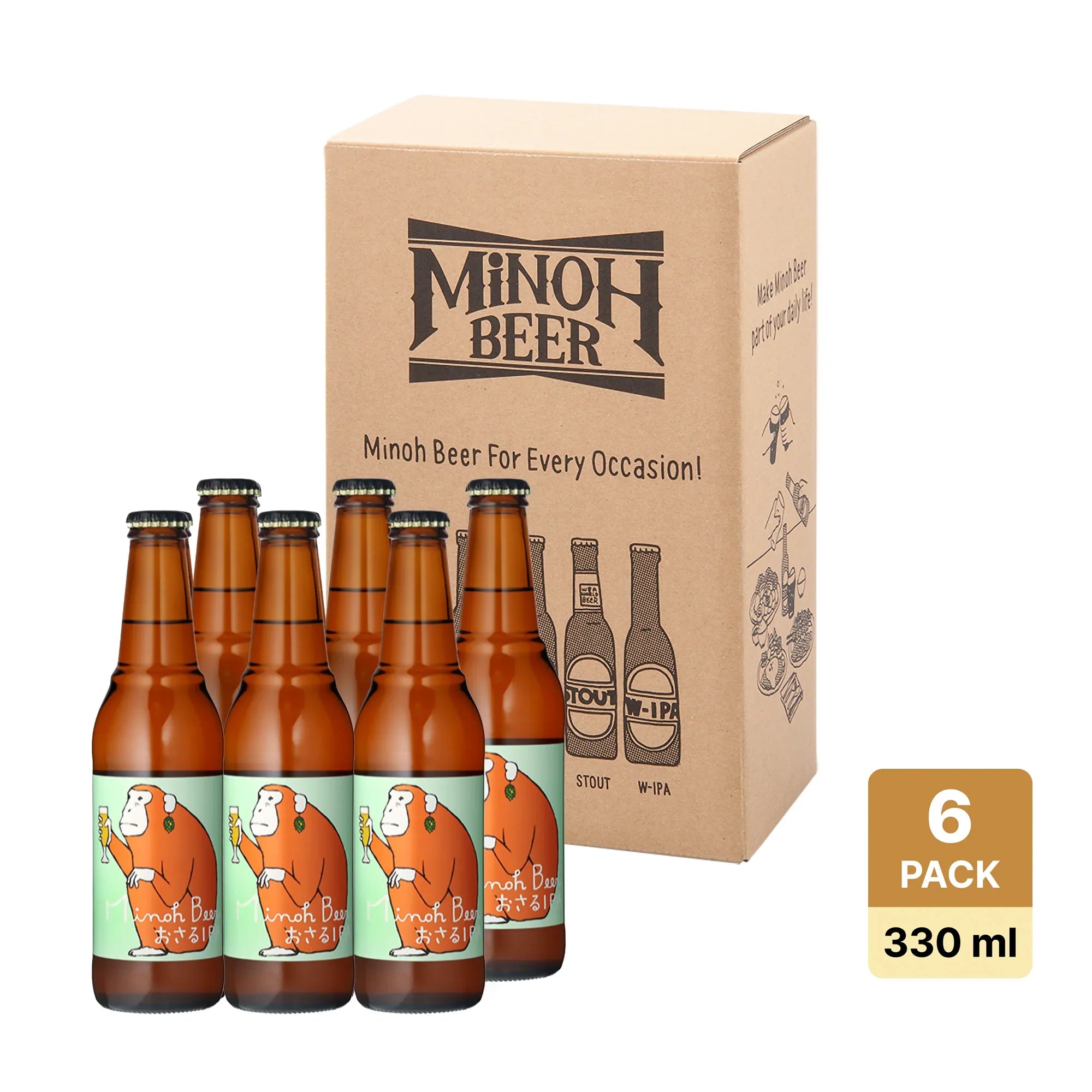 Minoh Osaru IPA (6x330ml)