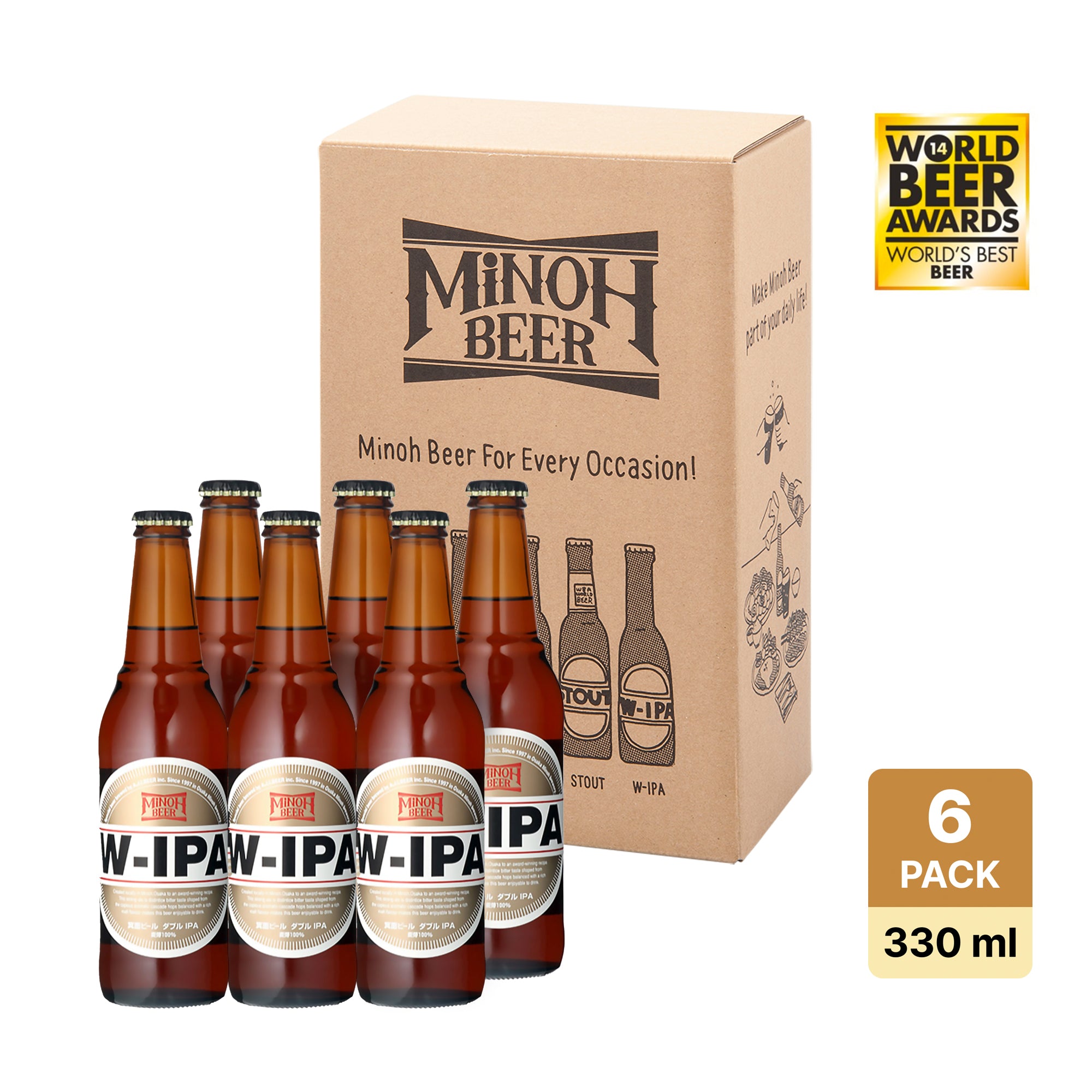 Minoh W-IPA (6x330ml)