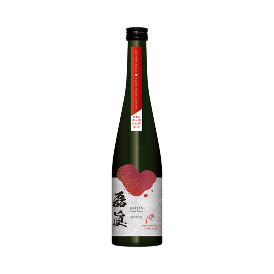 Akiu Heart Rock Raizin Sparkling Japanese Black Tea (500ml)