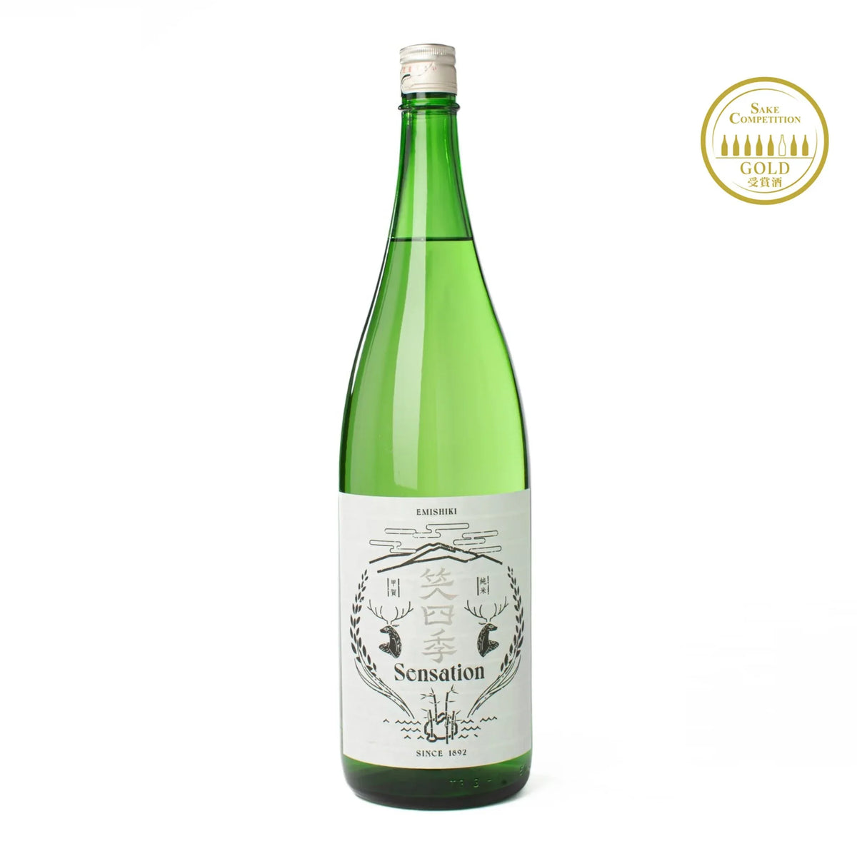 Emishiki Sensation White (1800ml)-Sake-SAKE MAMA | 日本酒ママ-Emishiki Shuzo 笑四季酒造株式会社