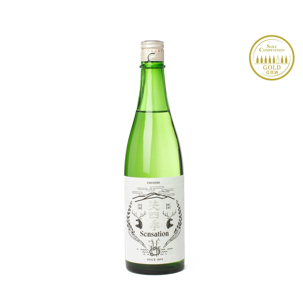 Emishiki Sensation White (720ml)-Sake-SAKE MAMA | 日本酒ママ-Emishiki Shuzo 笑四季酒造株式会社