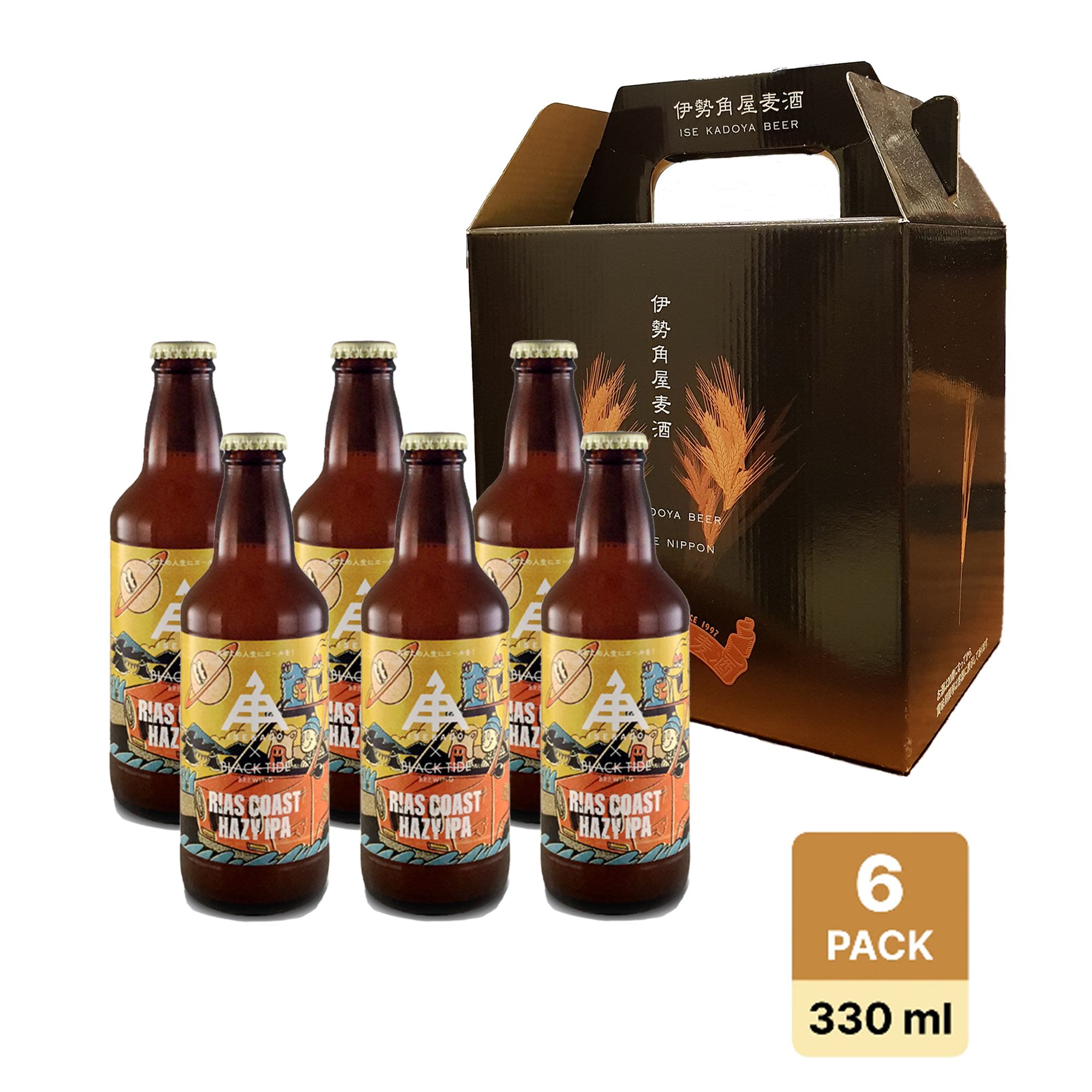 Isekado Rias Coast Hazy IPA (6x330ml)