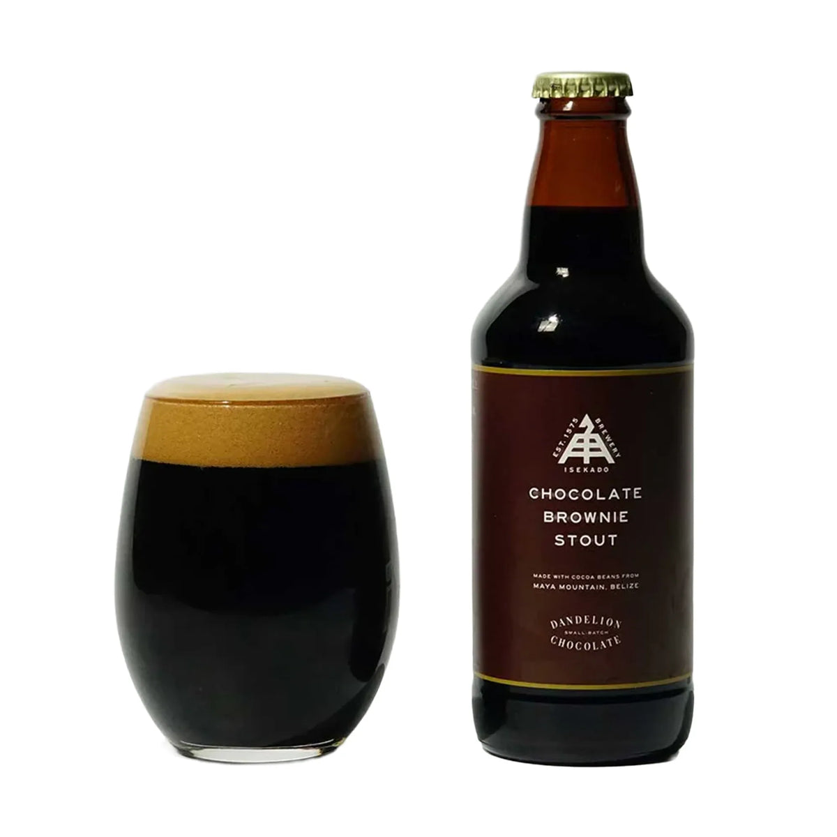 IsekadoChocolateBrownieStout_330ml_withglass-22000x2000_0d670105-f940-4999-9f2a-ad05283463da - SAKE MAMA | 日本酒ママ