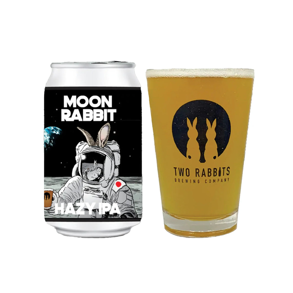 Two Rabbits Moon Rabbit Session Hazy IPA (360ml) – SAKE MAMA | 日本酒ママ