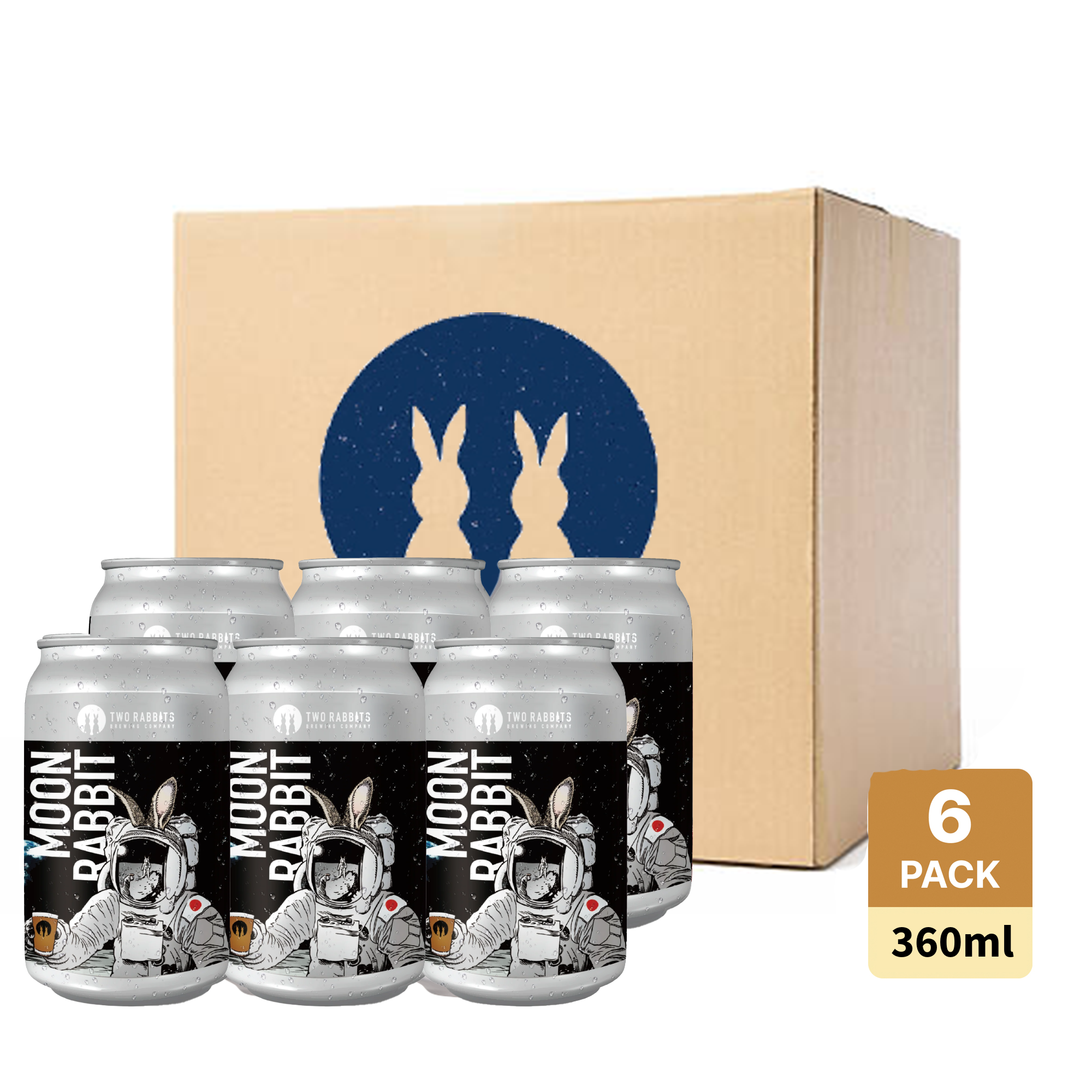 Two Rabbits Moon Rabbit Session Hazy IPA (6x360ml)
