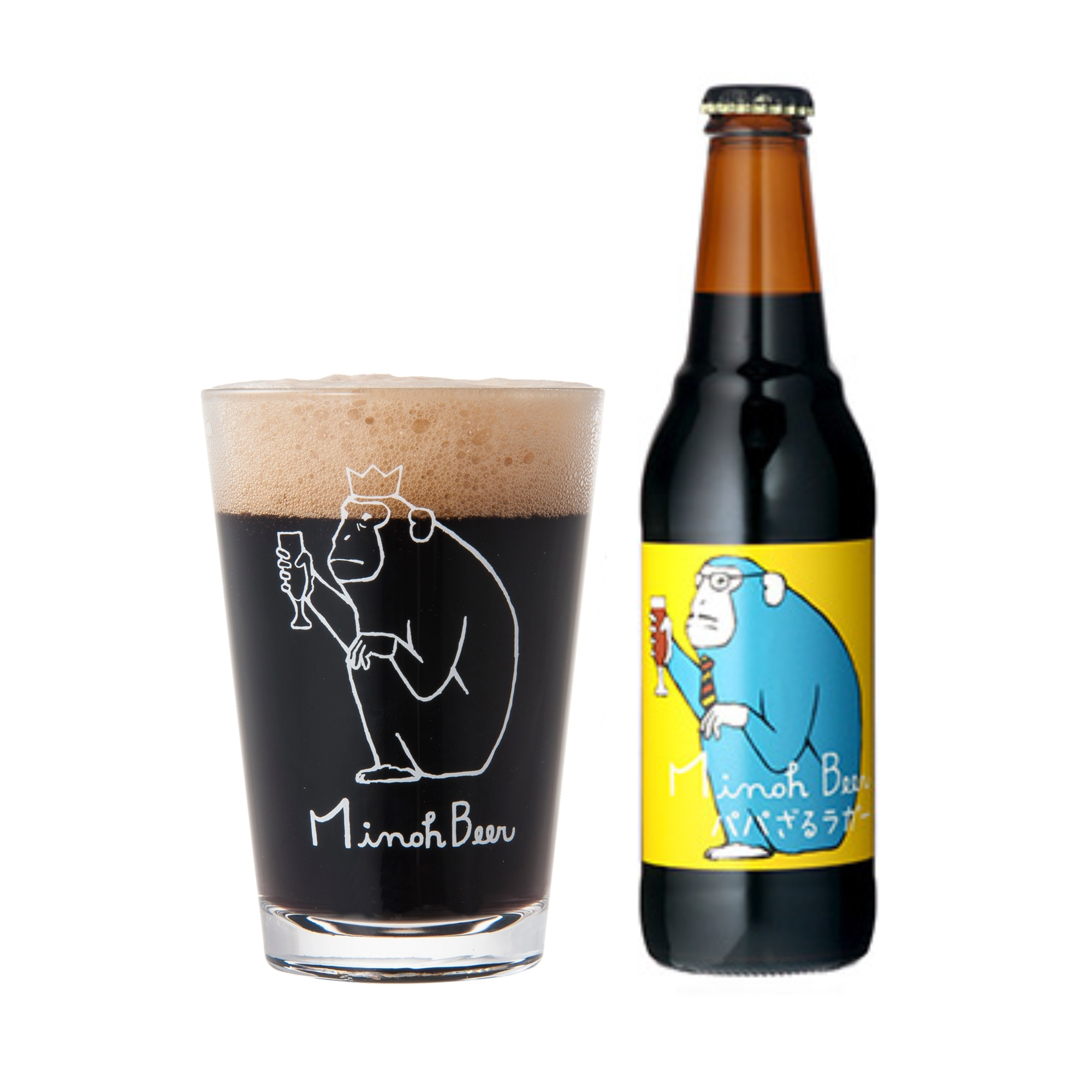 Minoh PaPa Zaru Lager (330ml)