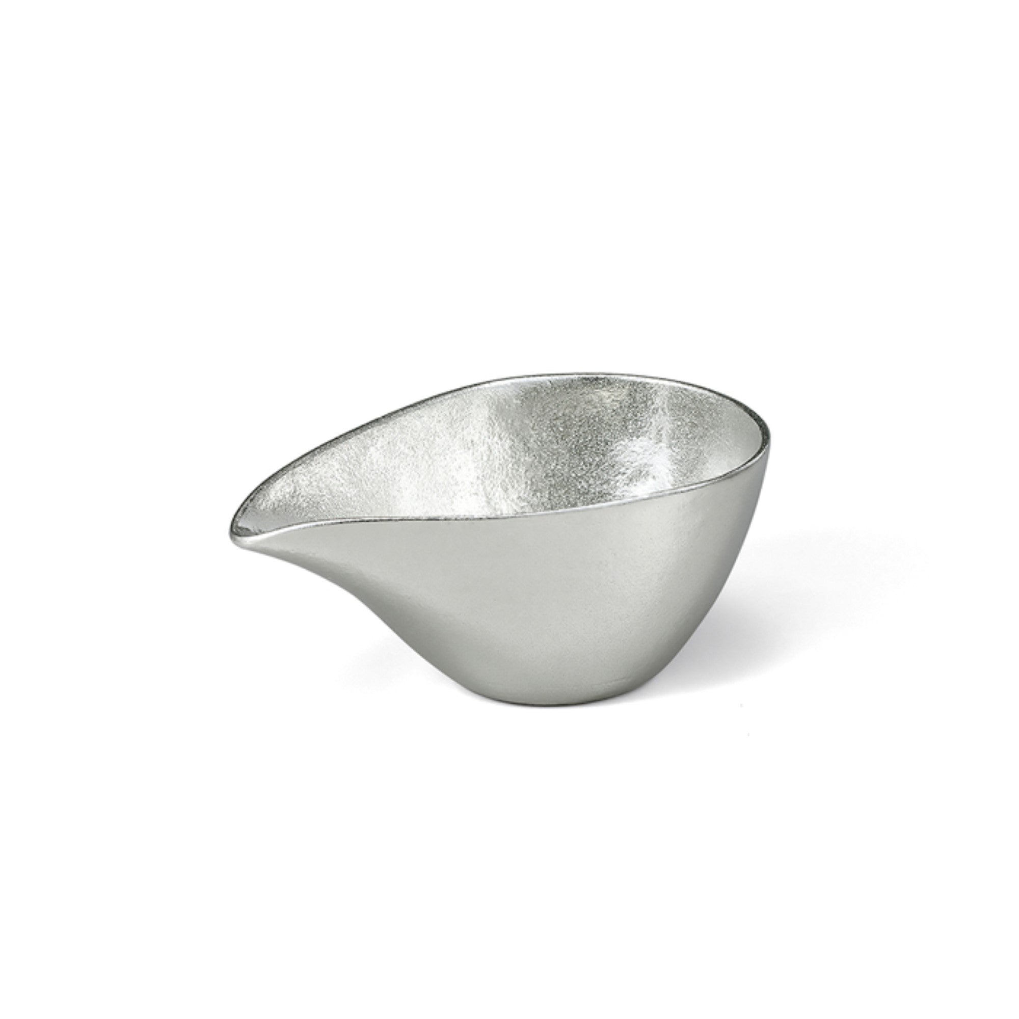 Nousaku Sake Drinking Silver Set - Katakuchi L