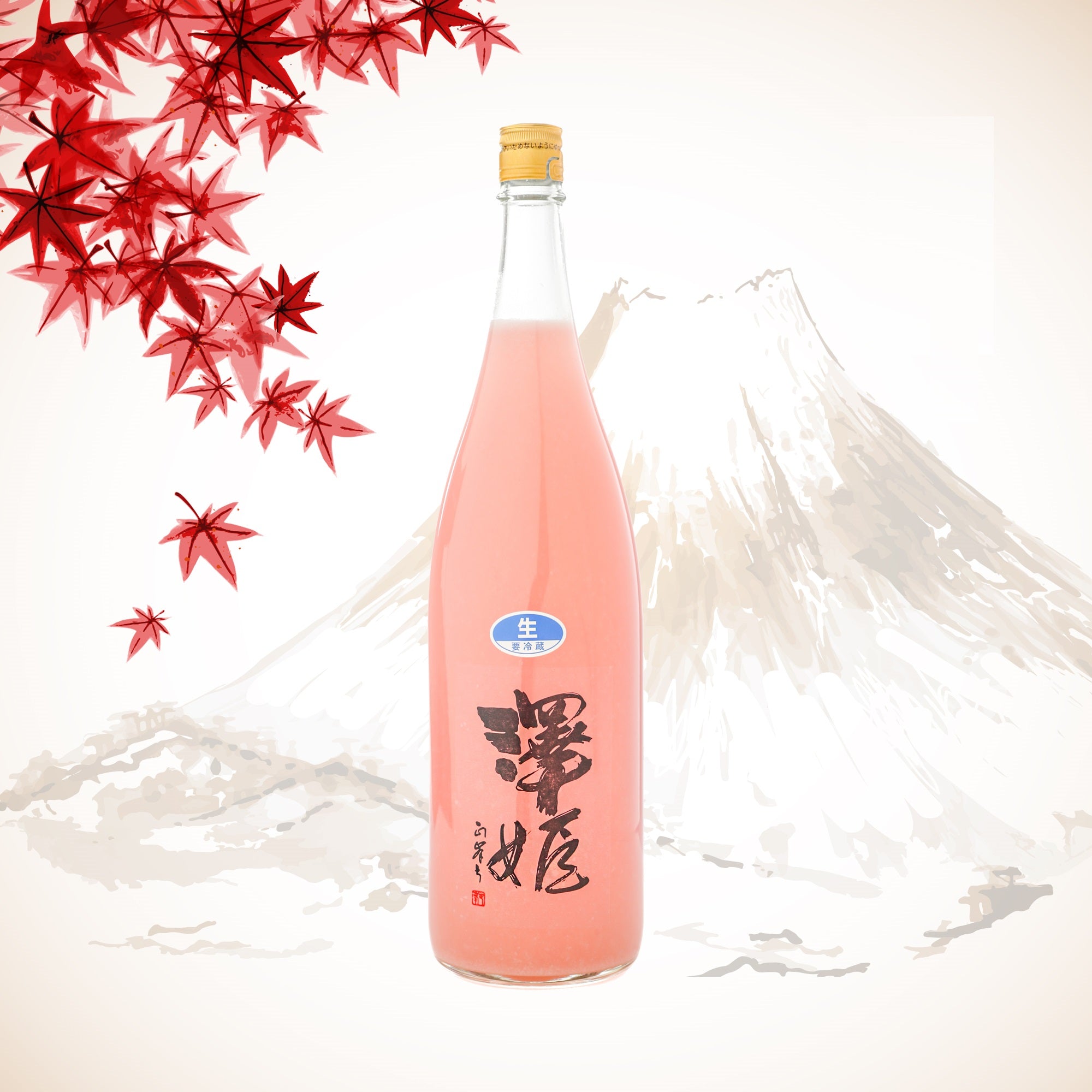 Sawahime Momoiro Junmai Nigorizake Nama (1800ml)