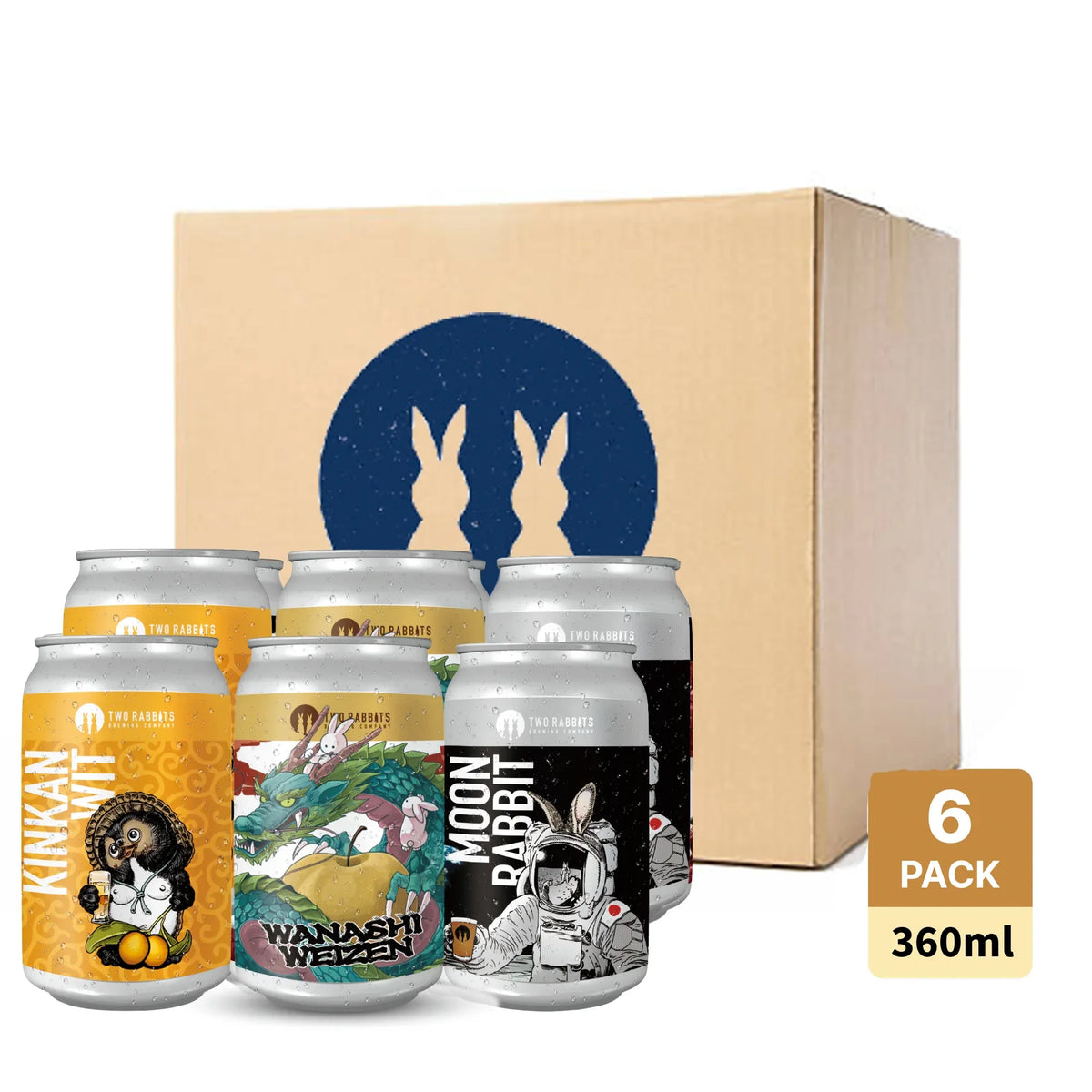 Two Rabbits Beer Set (6x360ml) – SAKE MAMA | 日本酒ママ