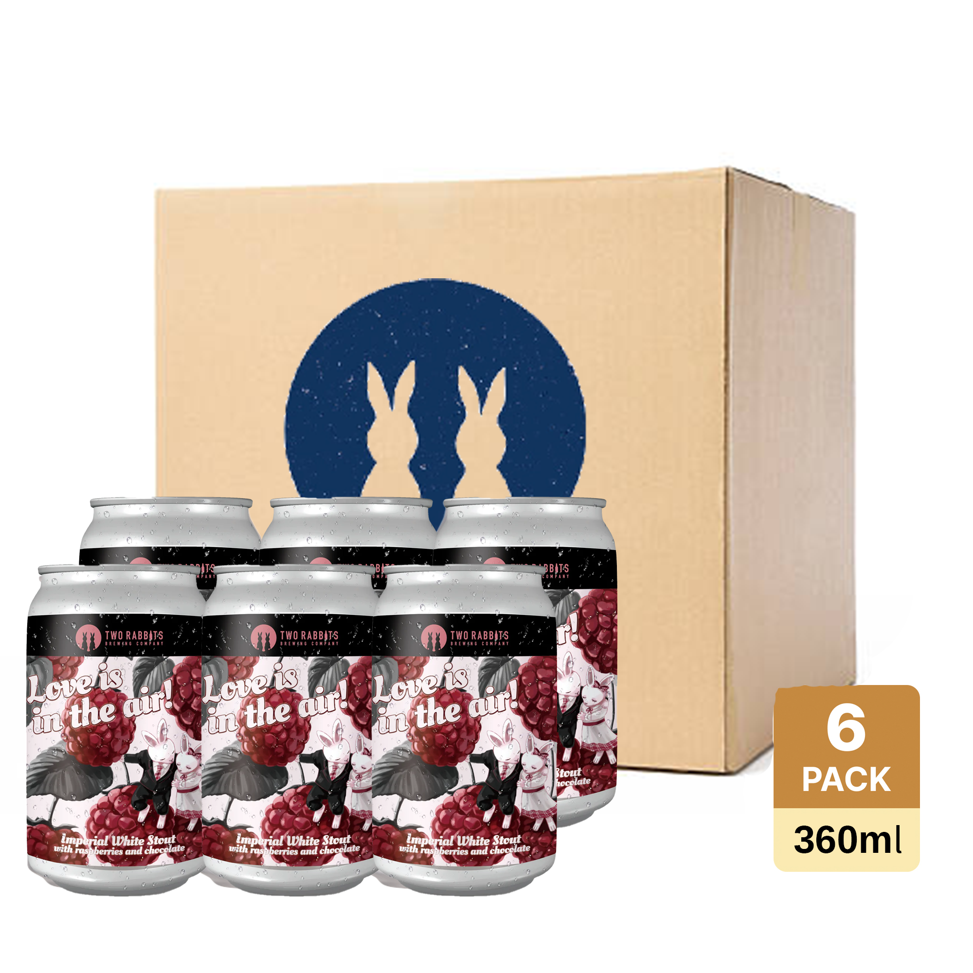 Two Rabbits Love is in the Air (6x360ml)