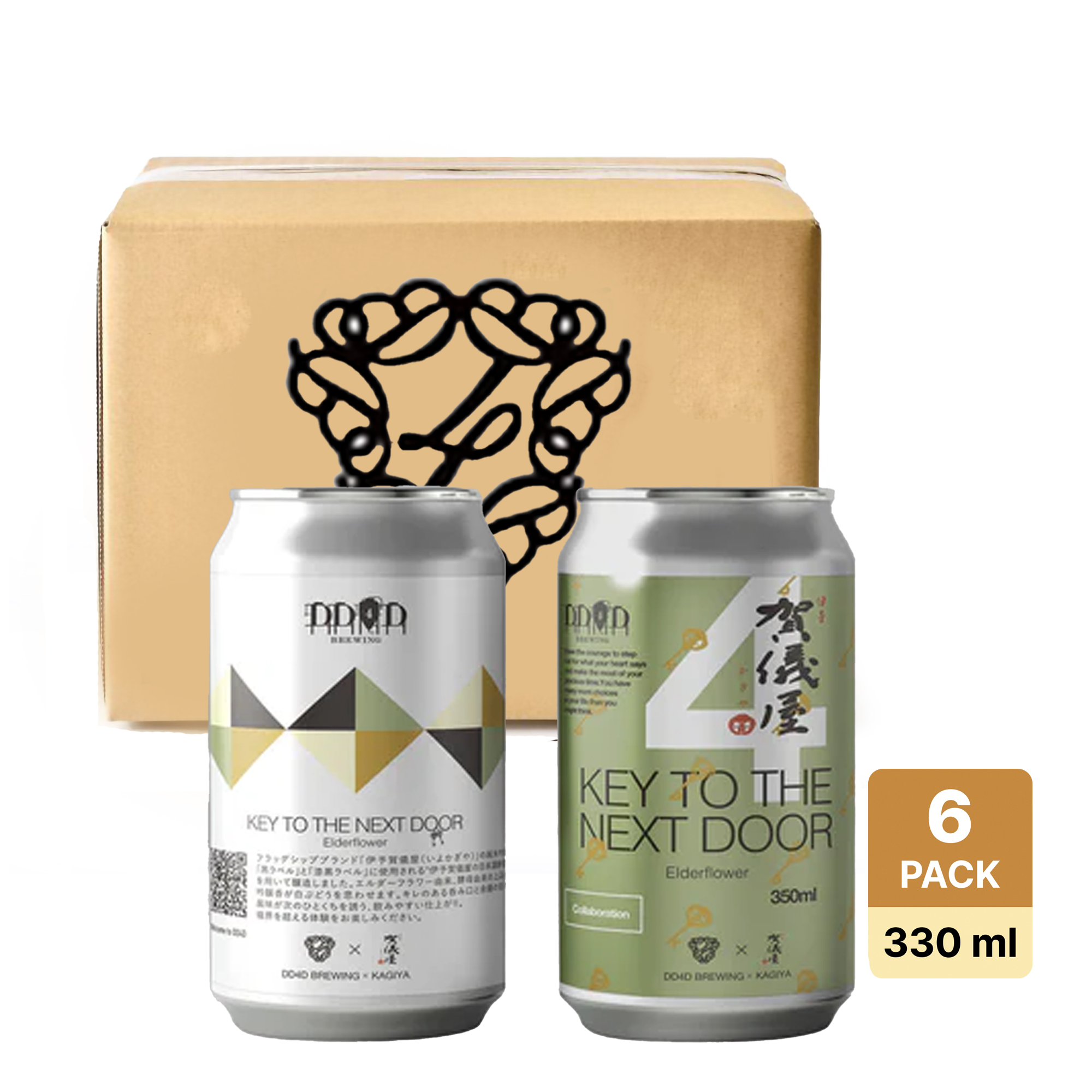 DD4D Key to the Next Door Elderflower (6x350ml)