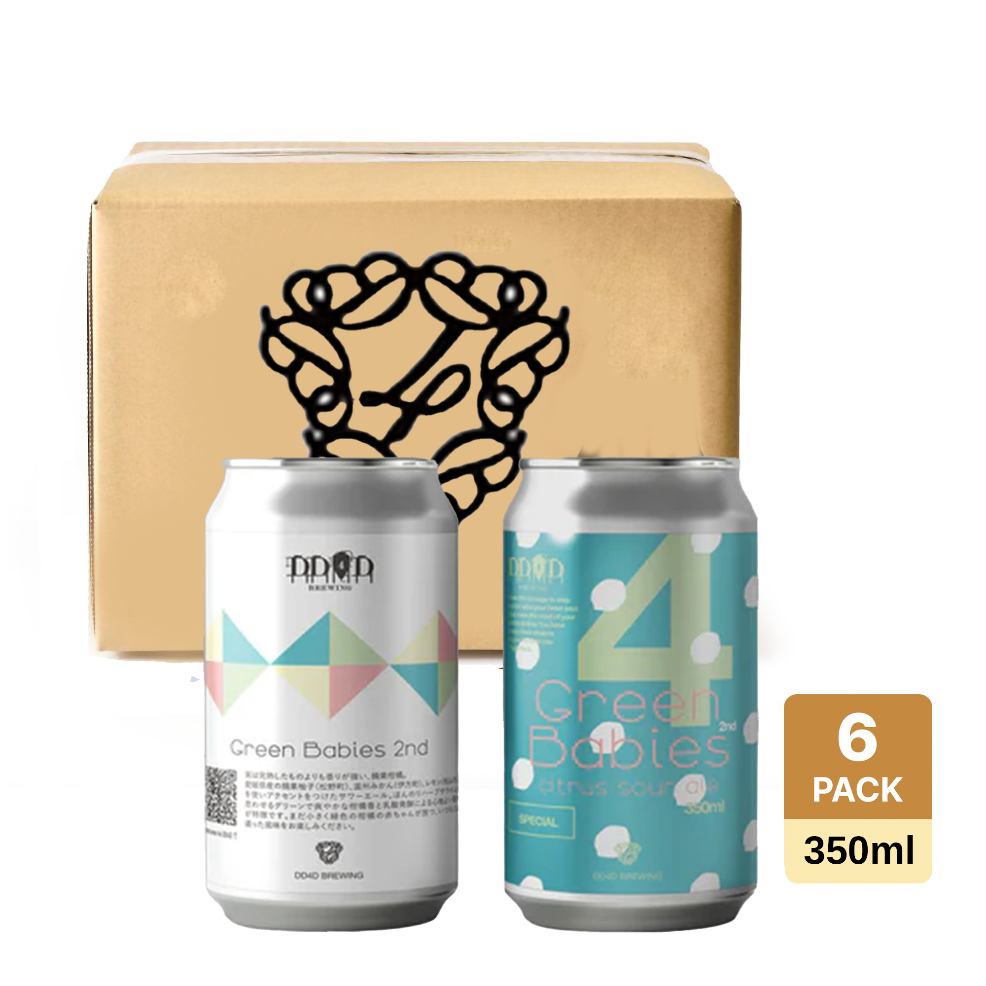 DD4D Green Babies 2nd (6x350ml)