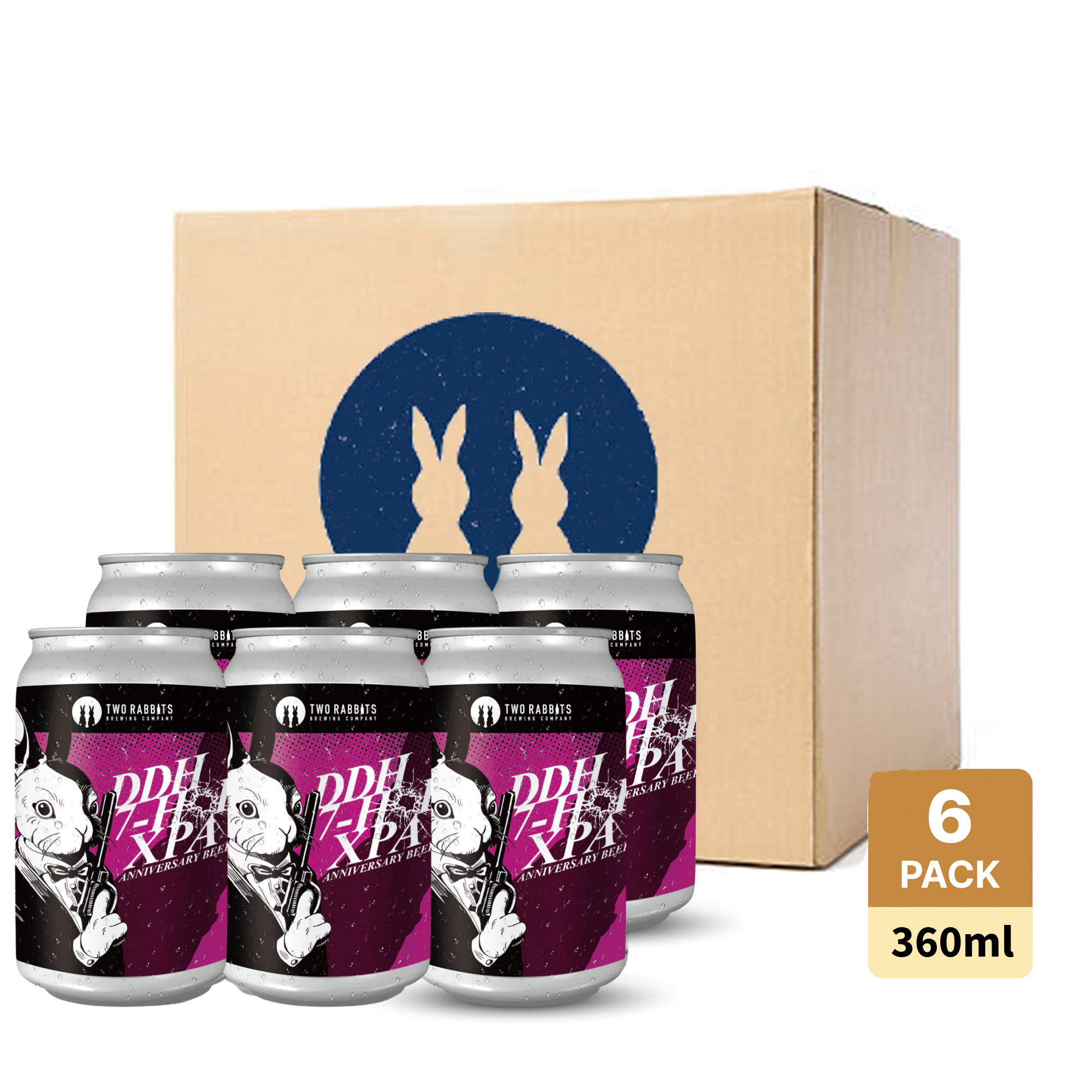 Two Rabbits DDH 7-HOP XPA (6x360ml)