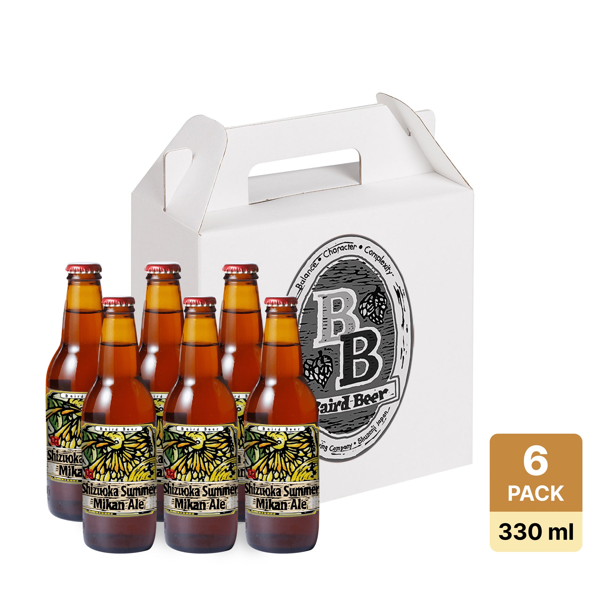 Baird Beer Shizuoka Summer Mikan Ale (6x330ml)
