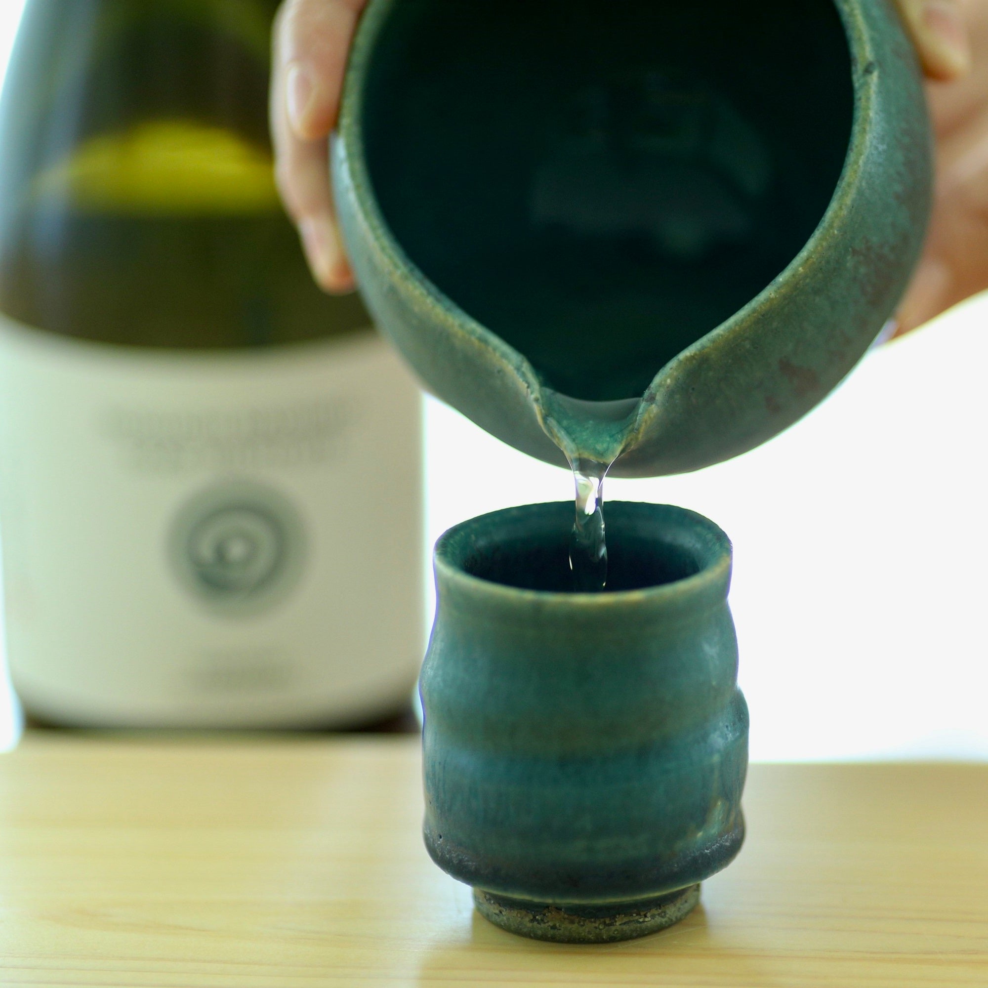 Noguchi Naohiko Sake Institute - Katakuchi and Ochoko designed by Naoki Kanazawa