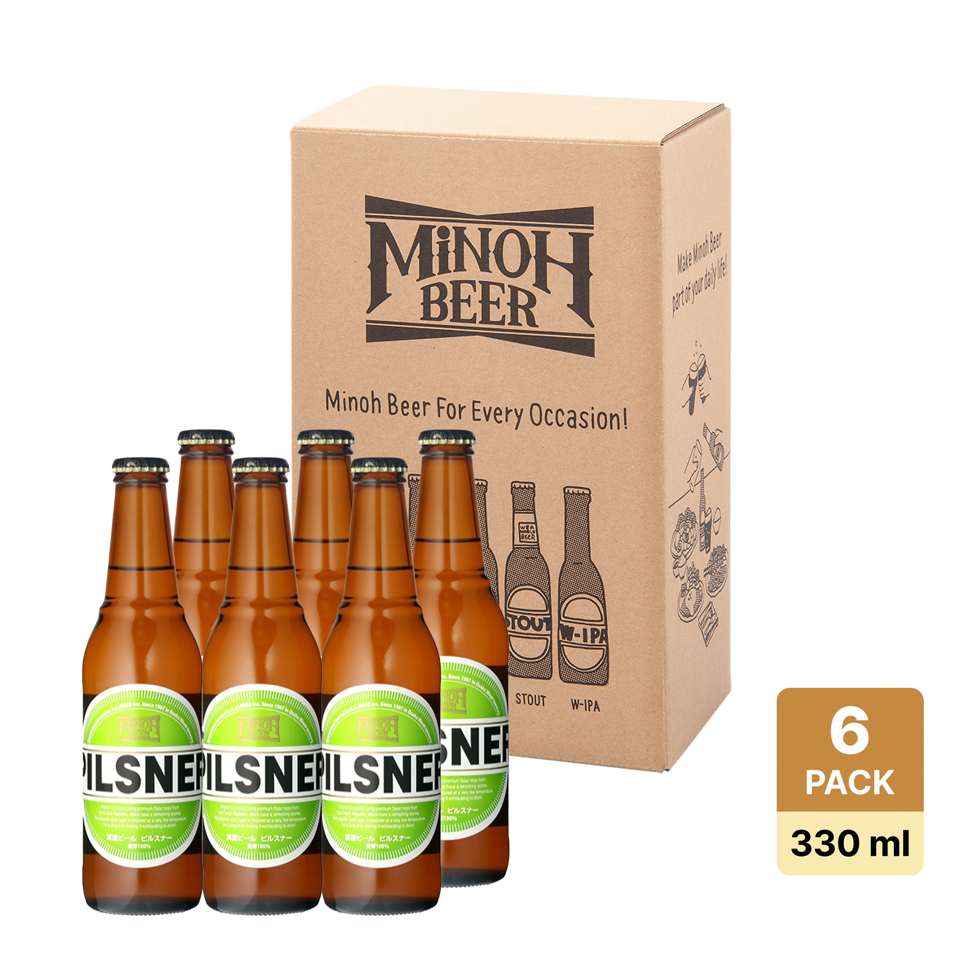 Minoh Pilsner (6x330ml)