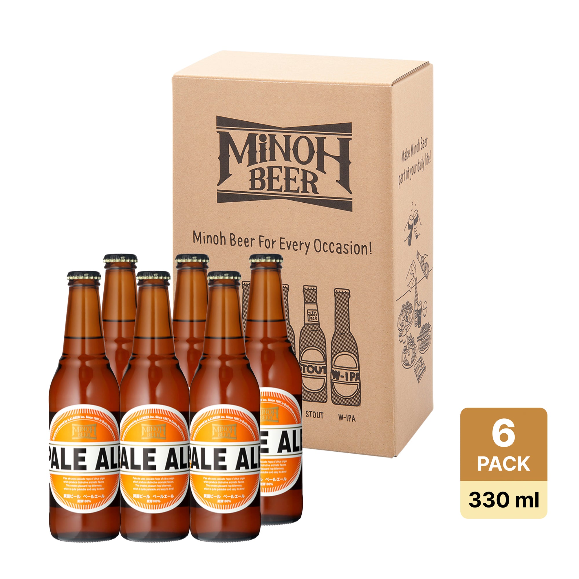 Minoh Pale Ale (6x330ml)